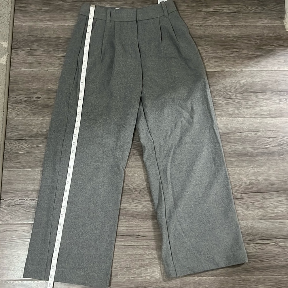 Abercrombie Mid Rise Wide Leg Trousers
